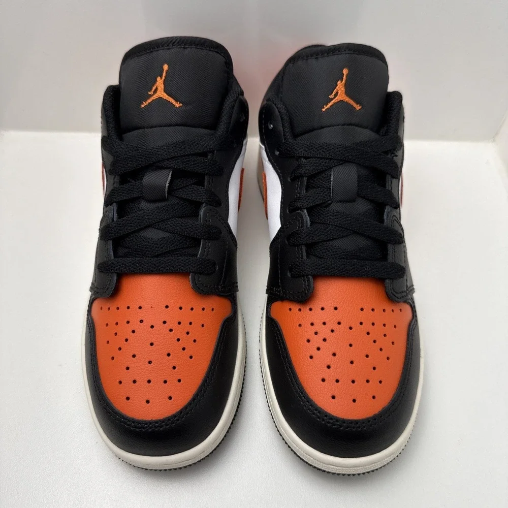 Nike Air Jordan 1 Low Shattered Backboard GS Youth Size 5 Black/White‎